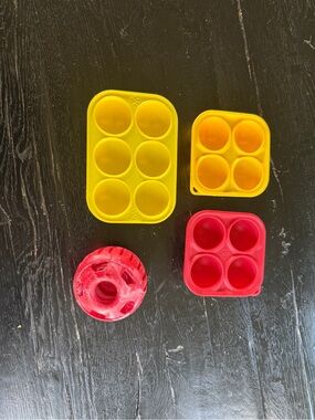 Large Pupsicle Dog Puzzle Feeder and extra freezer molds